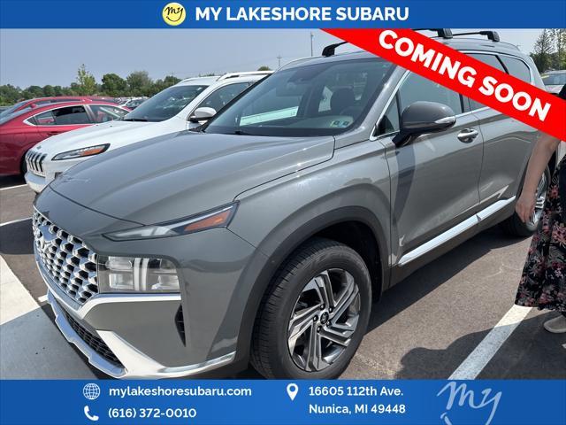 used 2021 Hyundai Santa Fe car, priced at $19,980