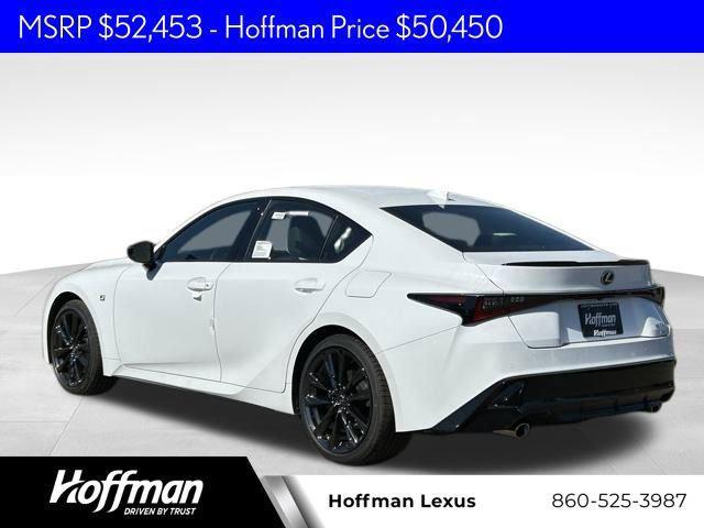 new 2025 Lexus IS 350 car, priced at $50,450