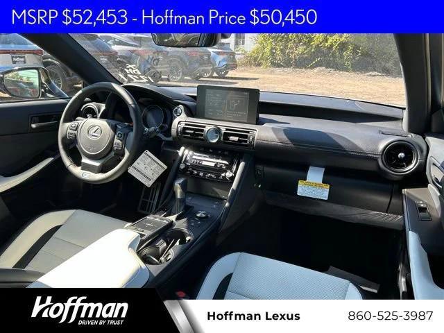 new 2025 Lexus IS 350 car, priced at $50,450