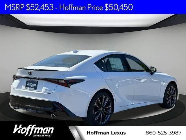 new 2025 Lexus IS 350 car, priced at $50,450