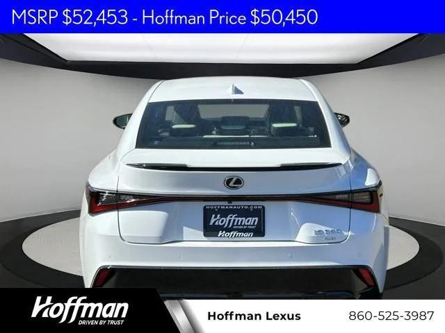new 2025 Lexus IS 350 car, priced at $50,450