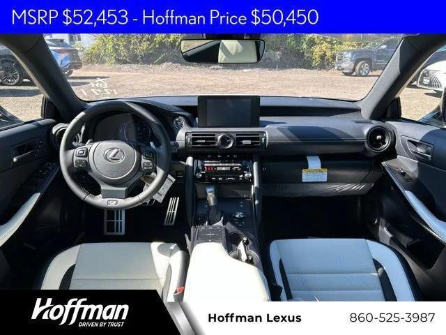 new 2025 Lexus IS 350 car, priced at $50,450