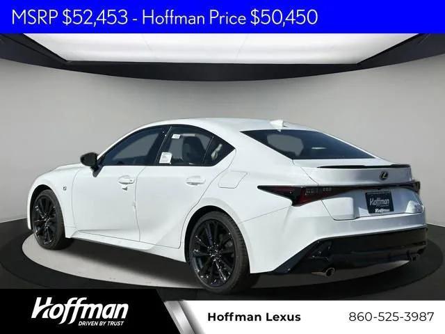 new 2025 Lexus IS 350 car, priced at $50,450