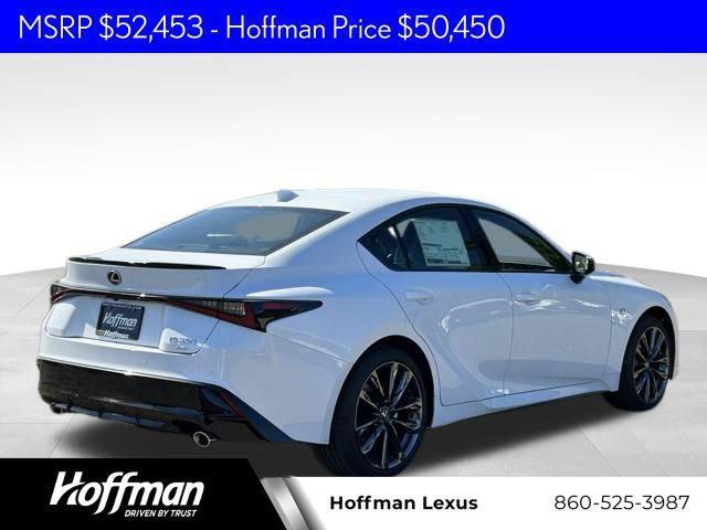 new 2025 Lexus IS 350 car, priced at $50,450