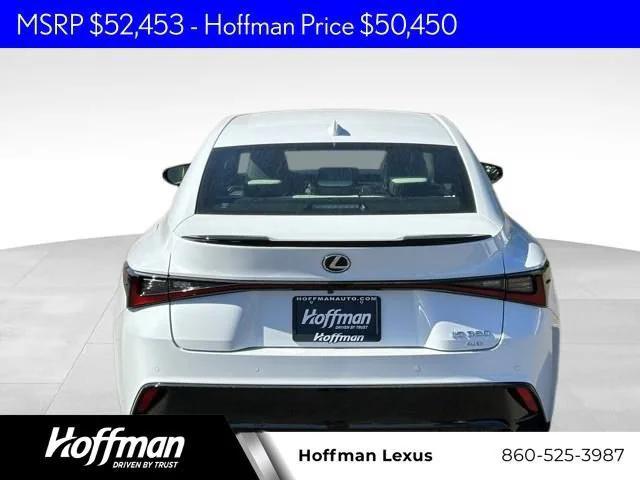 new 2025 Lexus IS 350 car, priced at $50,450