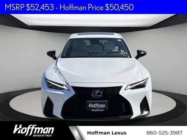 new 2025 Lexus IS 350 car, priced at $50,450