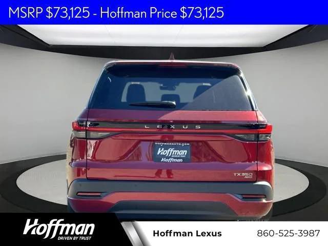 new 2026 Lexus TX 350 car, priced at $73,125