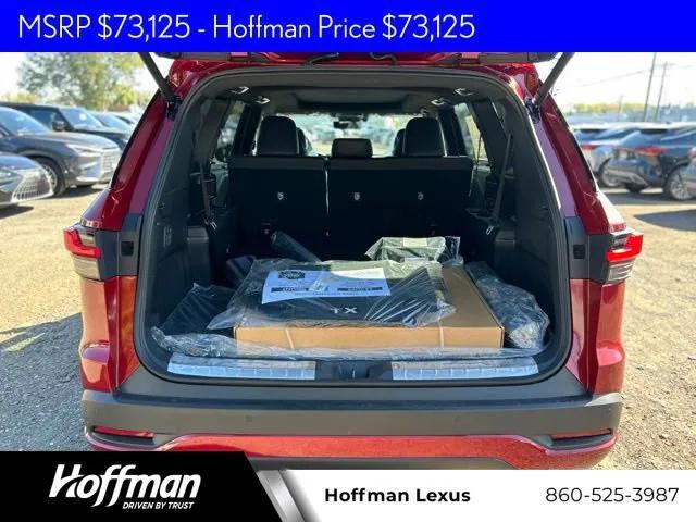 new 2026 Lexus TX 350 car, priced at $73,125