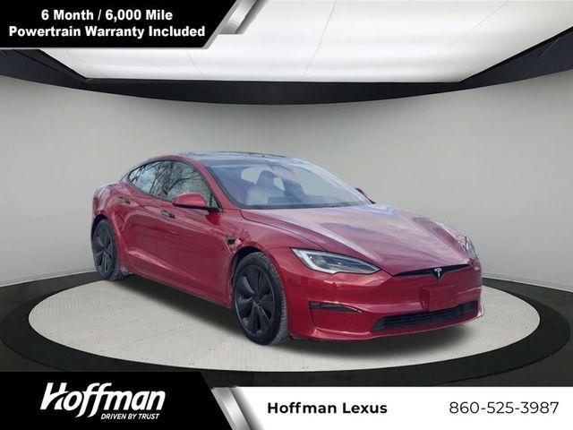 used 2022 Tesla Model S car, priced at $42,487