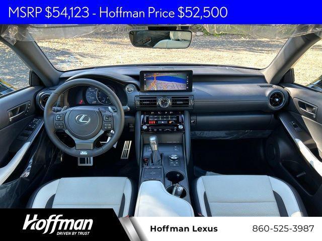 new 2025 Lexus IS 350 car, priced at $52,500