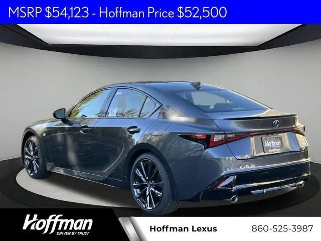 new 2025 Lexus IS 350 car, priced at $52,500