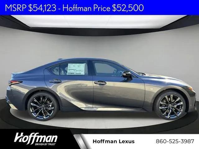 new 2025 Lexus IS 350 car, priced at $52,500