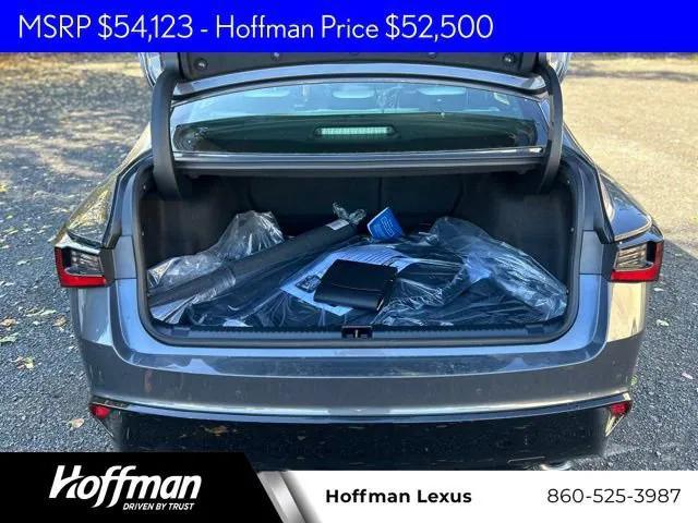 new 2025 Lexus IS 350 car, priced at $52,500