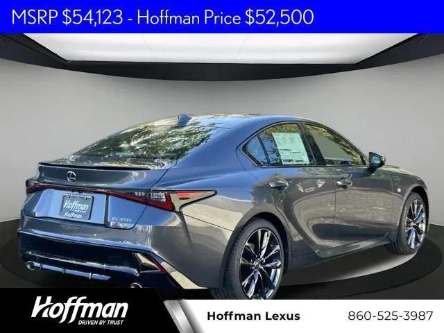 new 2025 Lexus IS 350 car, priced at $52,500