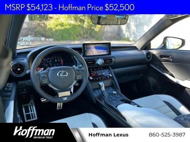 new 2025 Lexus IS 350 car, priced at $52,500