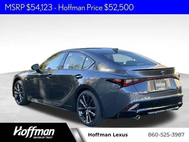 new 2025 Lexus IS 350 car, priced at $52,500