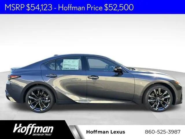 new 2025 Lexus IS 350 car, priced at $52,500