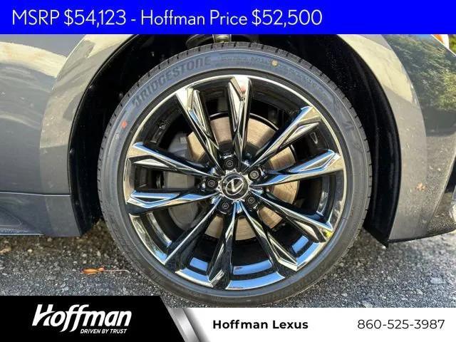 new 2025 Lexus IS 350 car, priced at $52,500