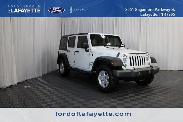 used 2018 Jeep Wrangler JK Unlimited car, priced at $18,500