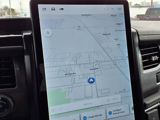 new 2025 Ford F-150 Lightning car, priced at $76,810