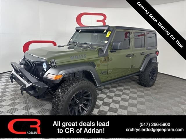 used 2021 Jeep Wrangler car, priced at $31,637