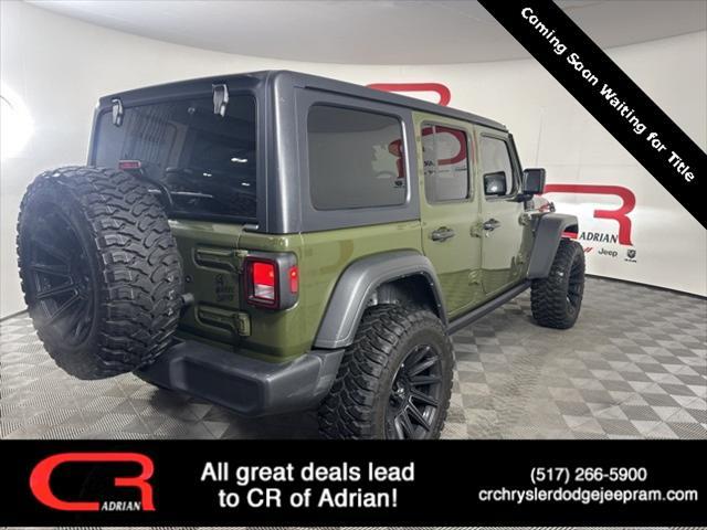 used 2021 Jeep Wrangler car, priced at $31,637