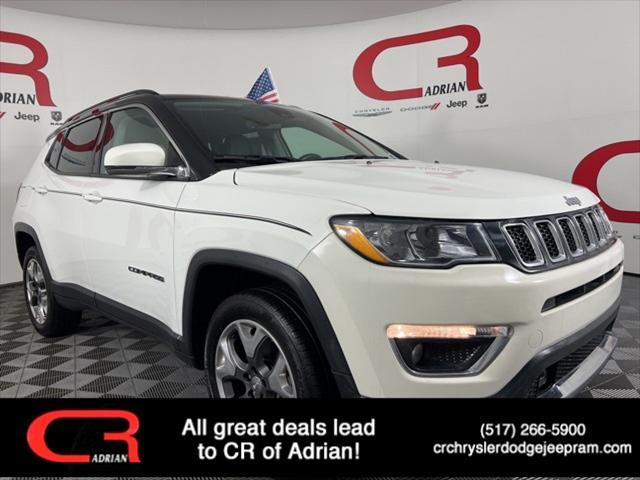 used 2021 Jeep Compass car, priced at $22,500