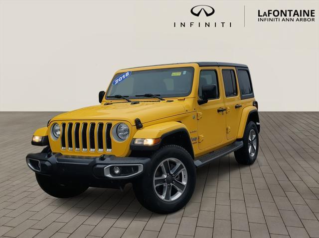 used 2018 Jeep Wrangler Unlimited car, priced at $23,495