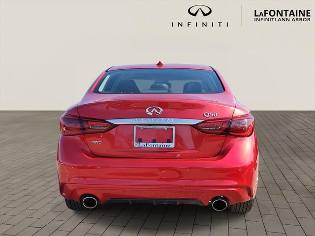 new 2024 INFINITI Q50 car, priced at $46,272