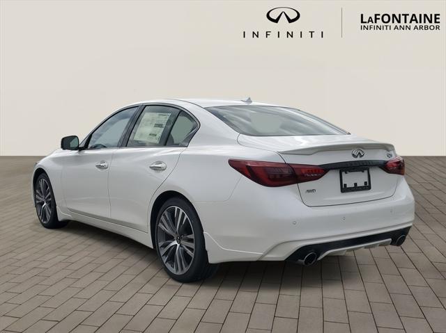 new 2024 INFINITI Q50 car, priced at $56,195