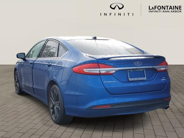 used 2018 Ford Fusion car, priced at $7,695