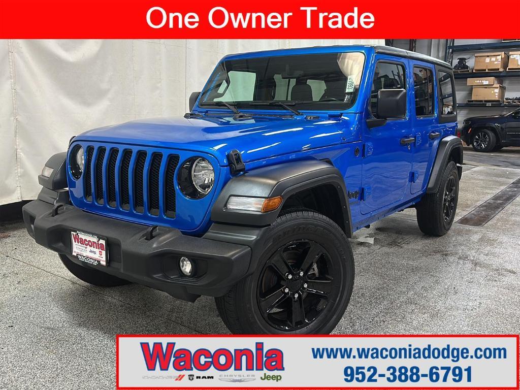 used 2022 Jeep Wrangler Unlimited car, priced at $32,299