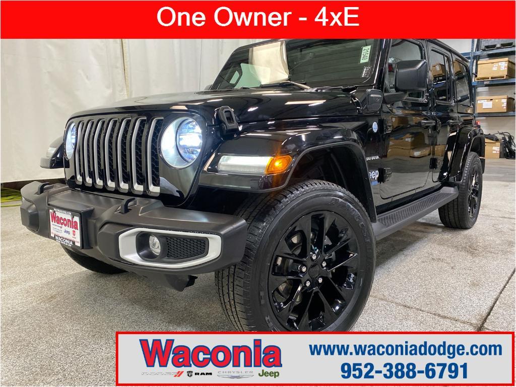 used 2021 Jeep Wrangler Unlimited 4xe car, priced at $34,999