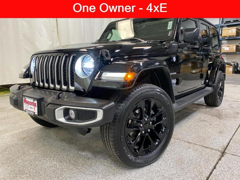 used 2021 Jeep Wrangler Unlimited 4xe car, priced at $35,249