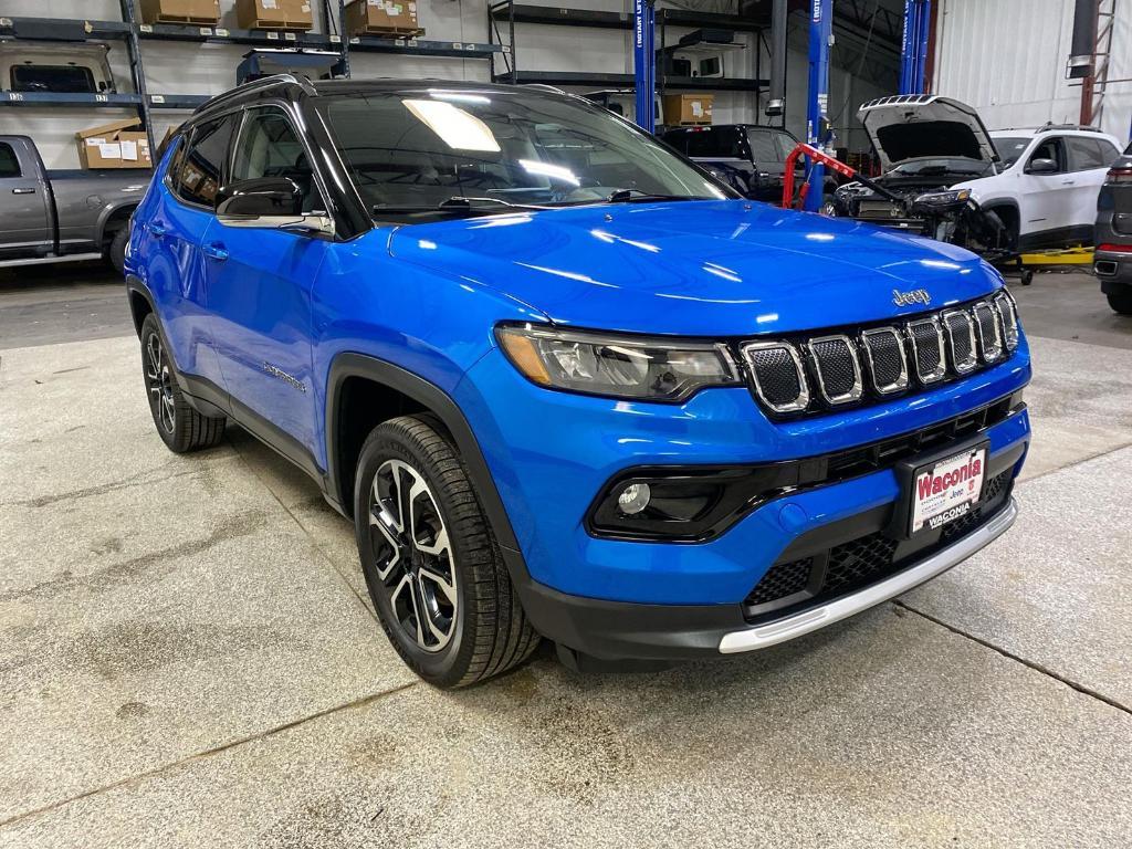 used 2022 Jeep Compass car, priced at $23,899