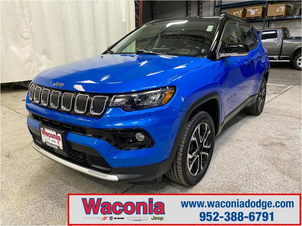 used 2022 Jeep Compass car, priced at $23,899