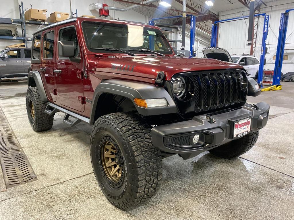 used 2021 Jeep Wrangler Unlimited car, priced at $36,499