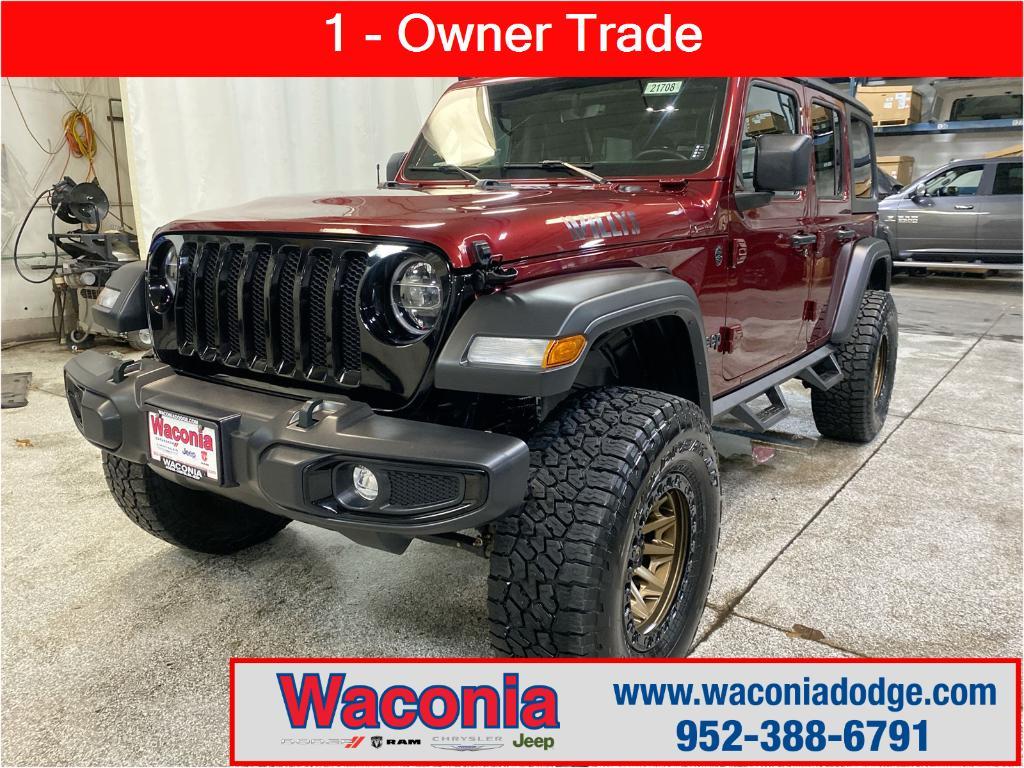 used 2021 Jeep Wrangler Unlimited car, priced at $35,999