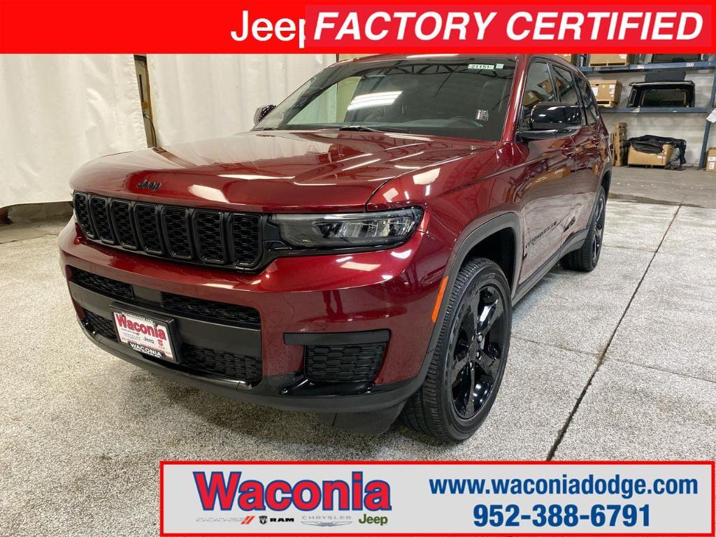 used 2022 Jeep Grand Cherokee L car, priced at $34,279