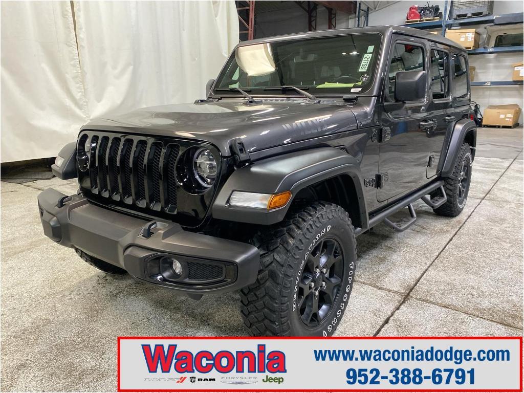 used 2021 Jeep Wrangler Unlimited car, priced at $34,499