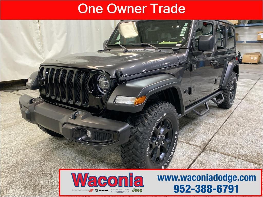 used 2021 Jeep Wrangler Unlimited car, priced at $34,499