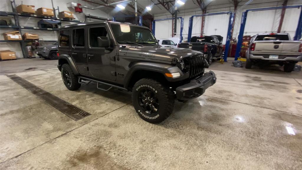 used 2021 Jeep Wrangler Unlimited car, priced at $34,499