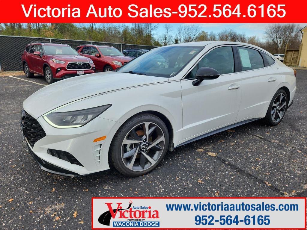 used 2021 Hyundai Sonata car, priced at $21,288