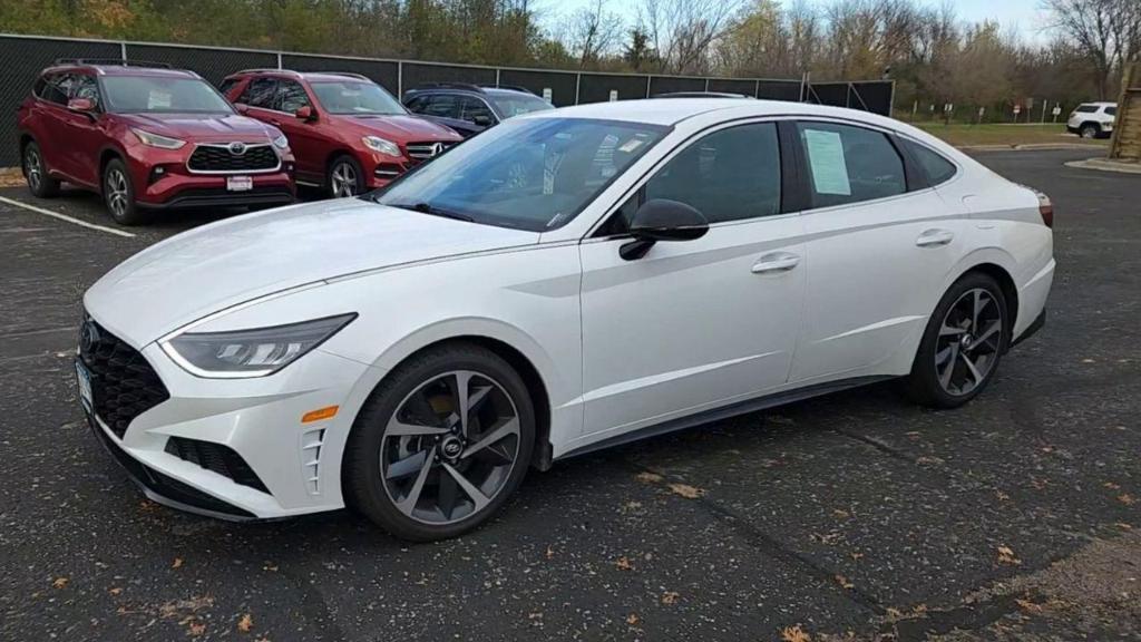 used 2021 Hyundai Sonata car, priced at $21,288