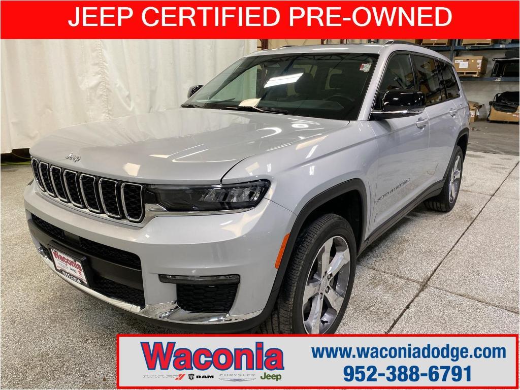 used 2022 Jeep Grand Cherokee L car, priced at $34,999