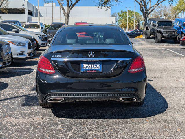 used 2018 Mercedes-Benz C-Class car, priced at $17,995