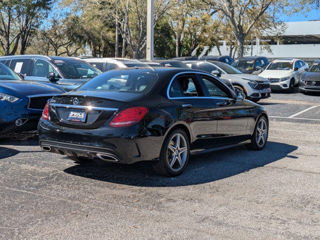 used 2018 Mercedes-Benz C-Class car, priced at $17,995