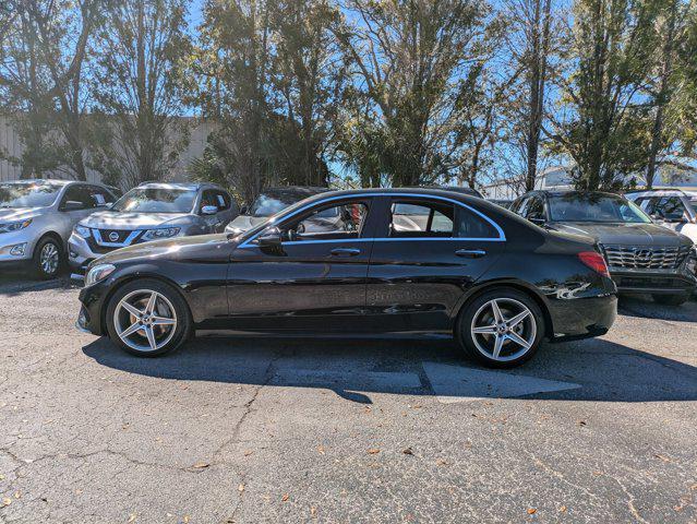 used 2018 Mercedes-Benz C-Class car, priced at $17,995