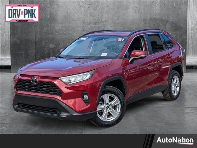 used 2021 Toyota RAV4 car, priced at $22,495