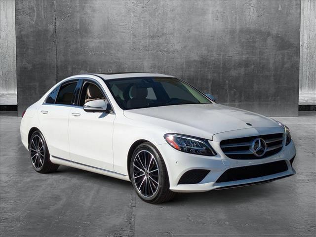 used 2021 Mercedes-Benz C-Class car, priced at $26,995